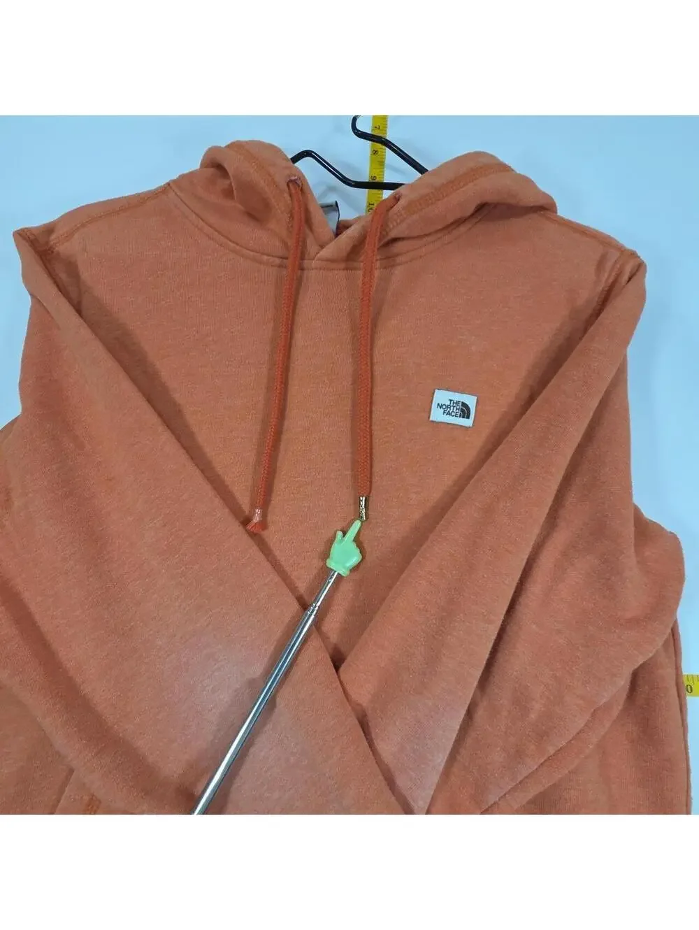 The North Face orange hoodie in size S #outdoor #hiking